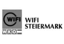 Logo Wifi Steiermark schwarz-weiß